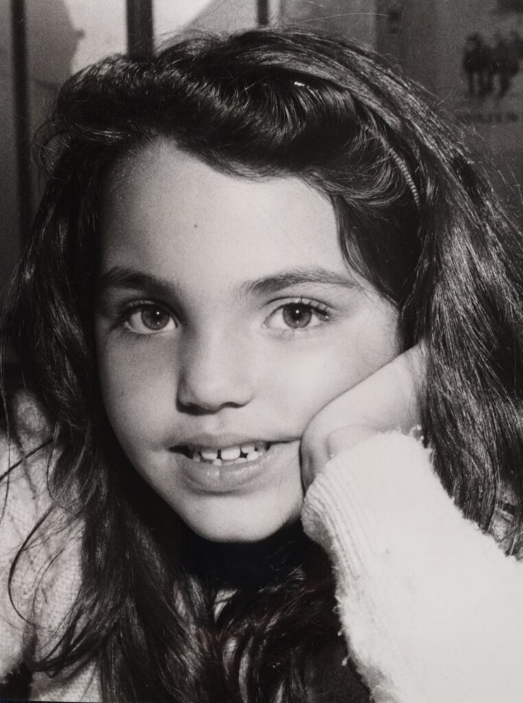 Sofia as a child